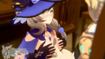 Lisa paizuri and cumshot