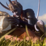 Mizora in cowgirl position