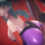 Morrigan Aensland buttjob and cumshot