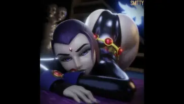 Raven's hypnotizing butt