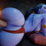 Widowmaker in Vampirella costume