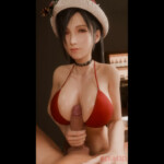 A Christmas handjob from Tifa