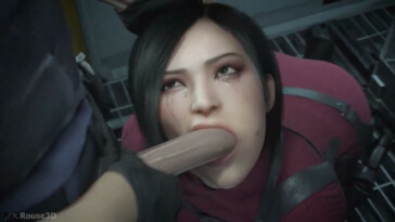 Ashley recording Ada and Leon