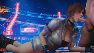 Asuka sucking in the ring