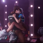 Chun-li Juno in the backstage