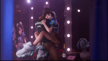 Chun-li Juno in the backstage