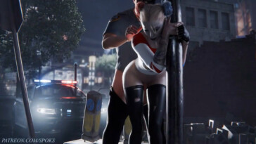 Harley Quinn got arrested and punished