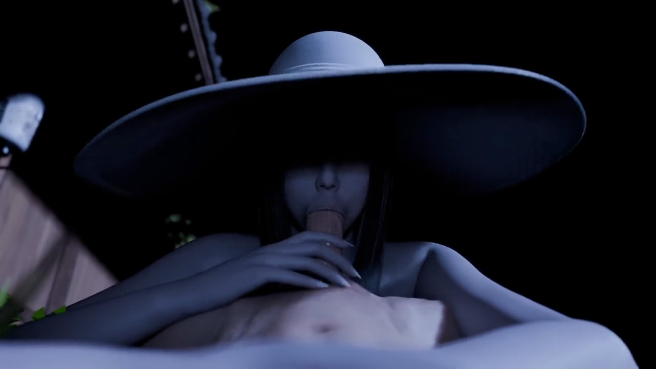 Hasshaku-sama giving a fellatio pov