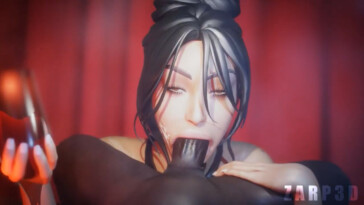 Kim giving a blowjob pov