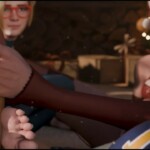 Maxine and Darcy feetjob