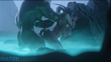 Night Elf Priestess fucked from behind