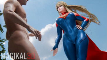 Supergirl thighjob femdom