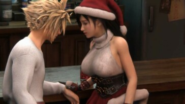 Tifa and Cloud season of giving