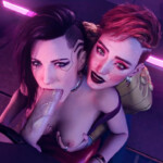 V and Aurore threesome pov