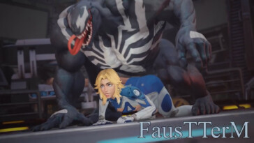 Venom fucking and cumming in Sue Storm