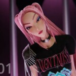 A private backstage moment with Mira