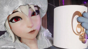 Alpine Lexa reverse cowgirl ride and creampie