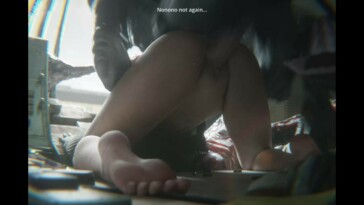 Anna Miller got caught and creampied