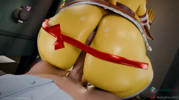 Chiku buttjob and creampie