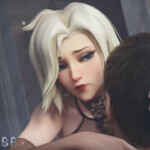 Covering Mercy with cum