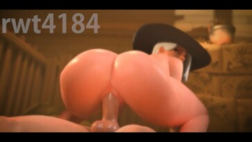 Cow girl Ashe cowgirl ride