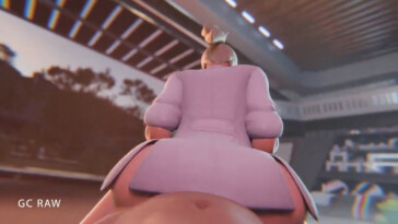 Doctor Mercy riding a big cock