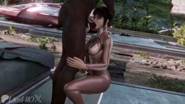 Eve going down on a bbc