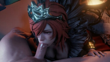 Hilde blowjob and oral creampie