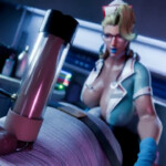 Nurse Emma milking her patient