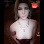 POV of Aerith handjob and standing sex
