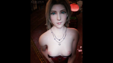POV of Aerith handjob and standing sex