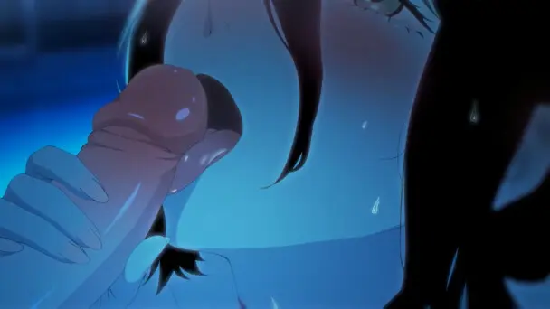 Reze and Denji visiting the pool at night