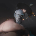 The Grim Lady Hela cowgirl ride