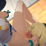 Yidhari eating Belle's pussy