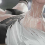 Yorha 2B sloppy fellatio