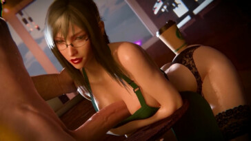 Barista Aranea titty fuck