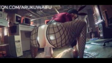 Bunny Ada Wong Reverse cowgirl ride