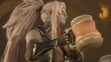 Dark Elf Blader fucked in the pub