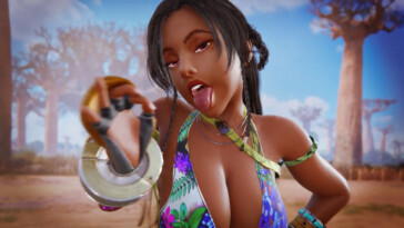 Miary Zo wants something in her mouth