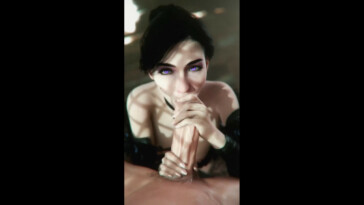 Yennefer show off her bj skill