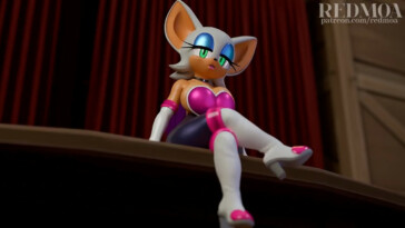 A private show from Rouge the Bat