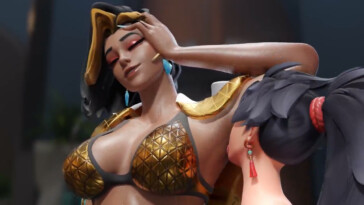 Anran licking Domina pit