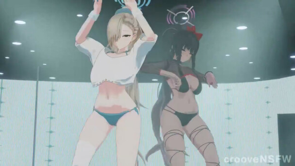 Asuna and Karin threesome with Sensei