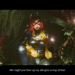 Batgirl fucked by Poison Ivy's tentacles