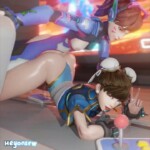 Chun-li Juno beaten by Futa D.va