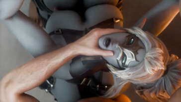 Dark Elf blader taken from behind