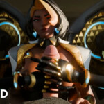 Domina mech handjob pov