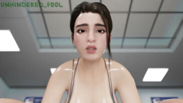 Hailey kissing and riding pov