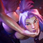 Humping og Psylocke from behind