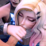 KDA Ahri and Kai'sa teamwork